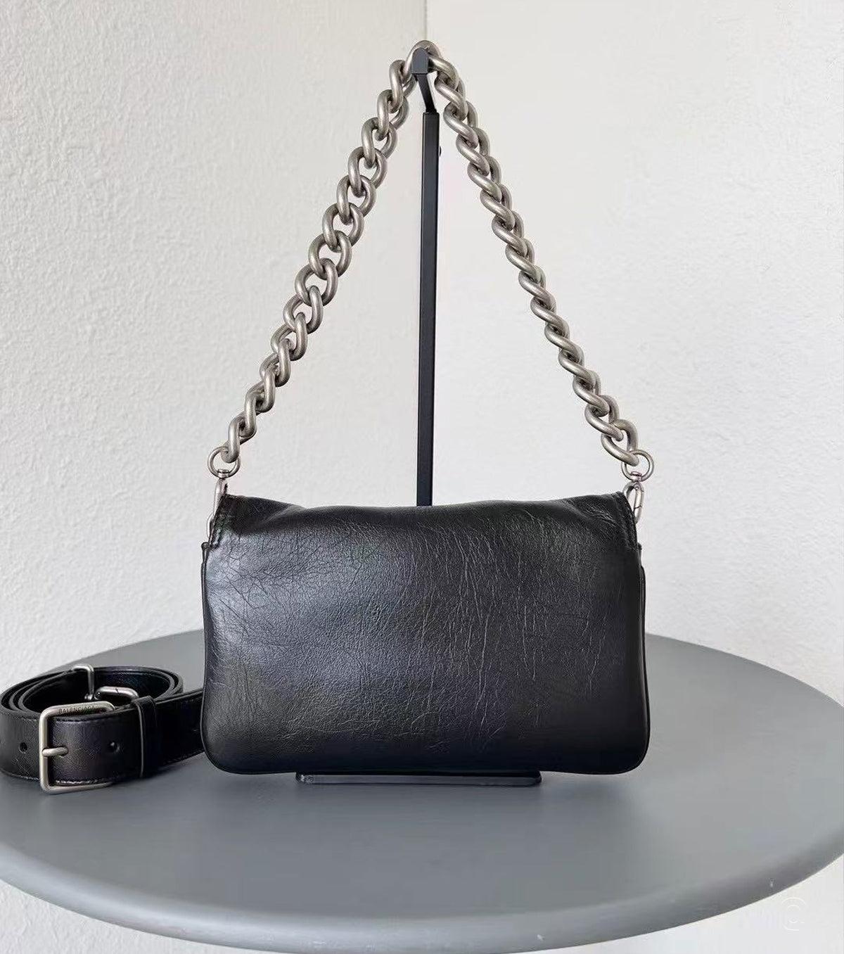 BB Soft Mini Flap leather shoulder bag