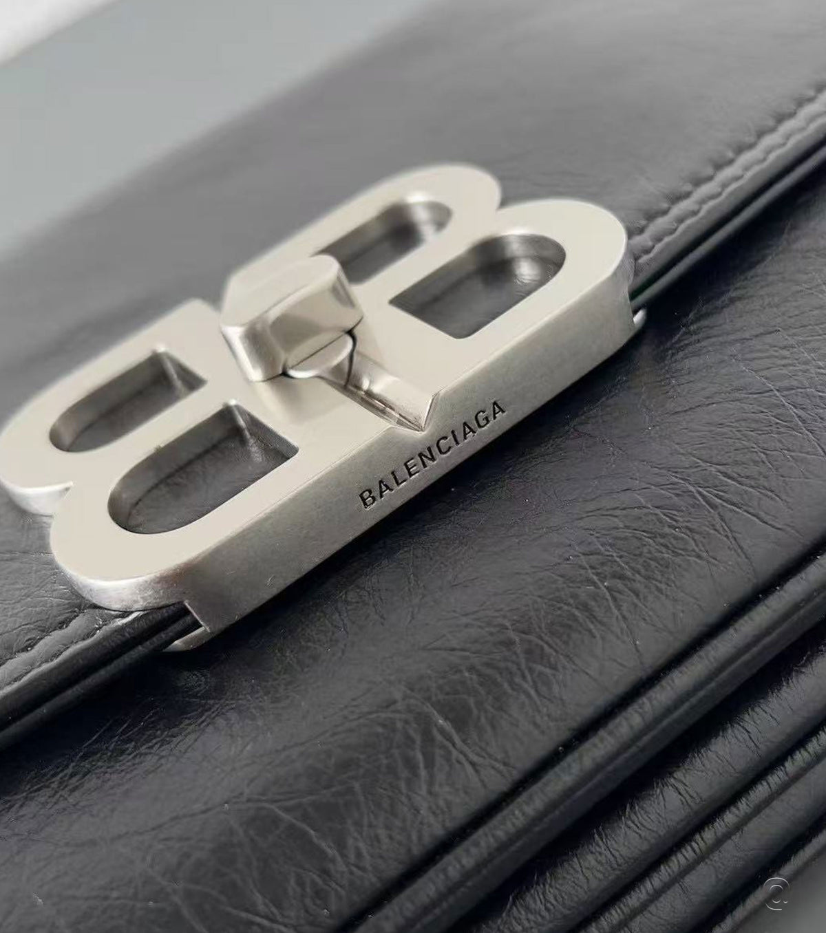 BB Soft Small Flap leather shoulder bag