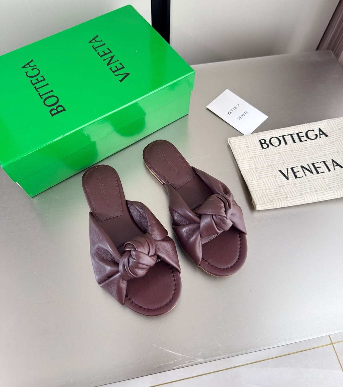 Cherry Flat Mule