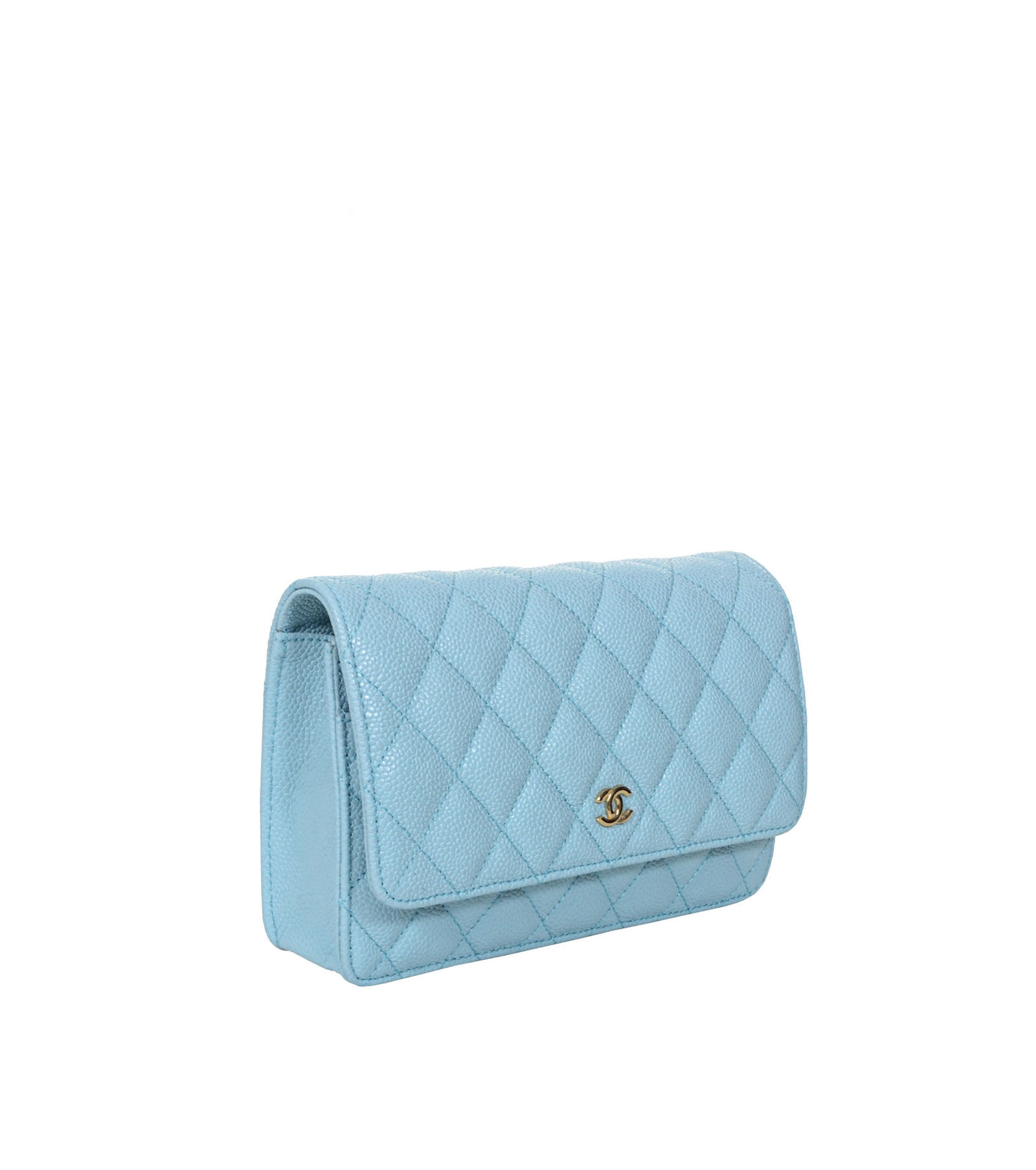 Wallet On Chain leather crossbody bag