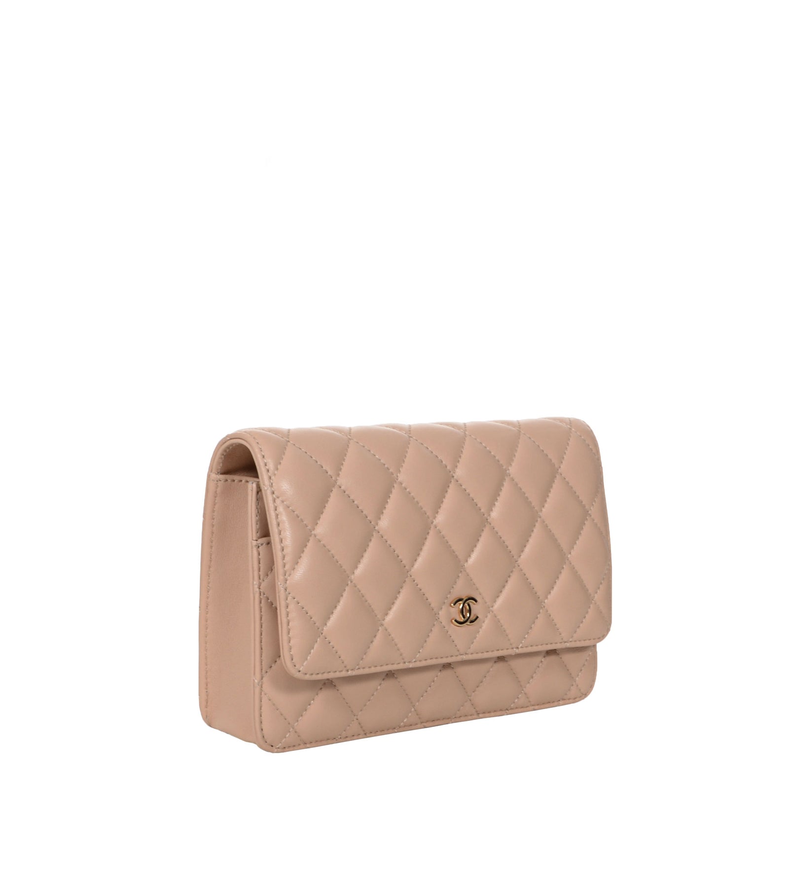 Wallet On Chain leather crossbody bag