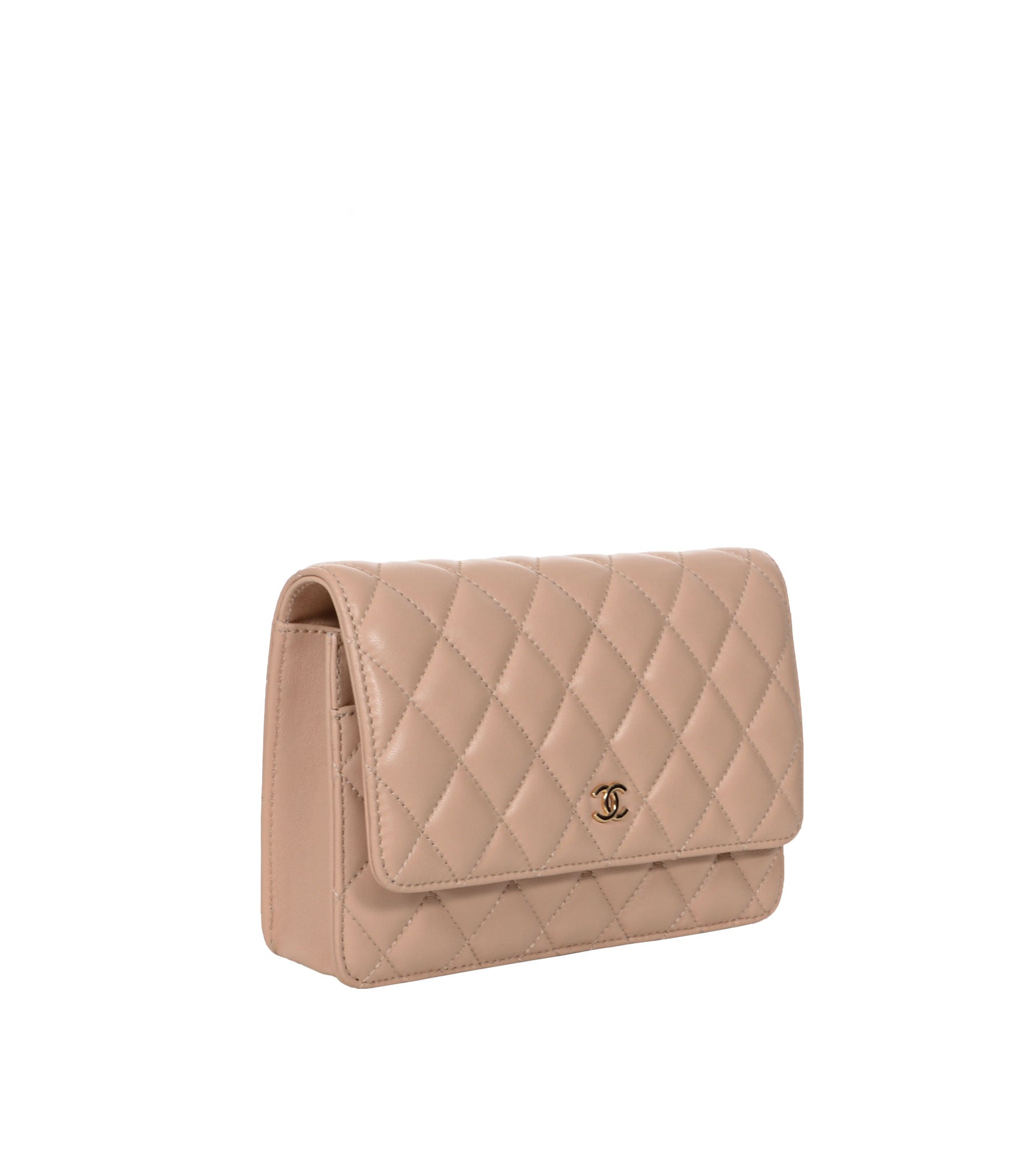 Wallet On Chain leather crossbody bag