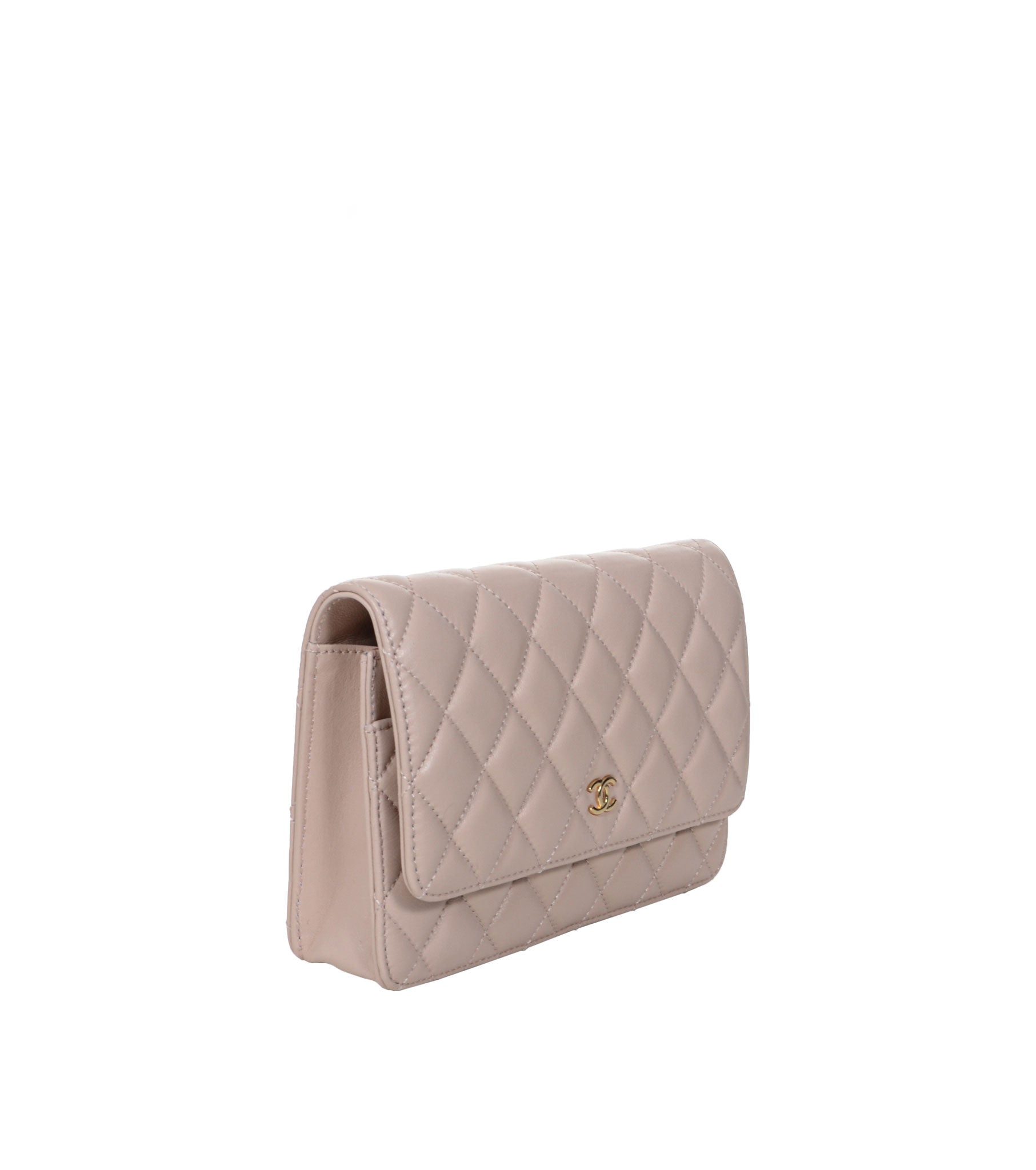 Wallet On Chain leather crossbody bag