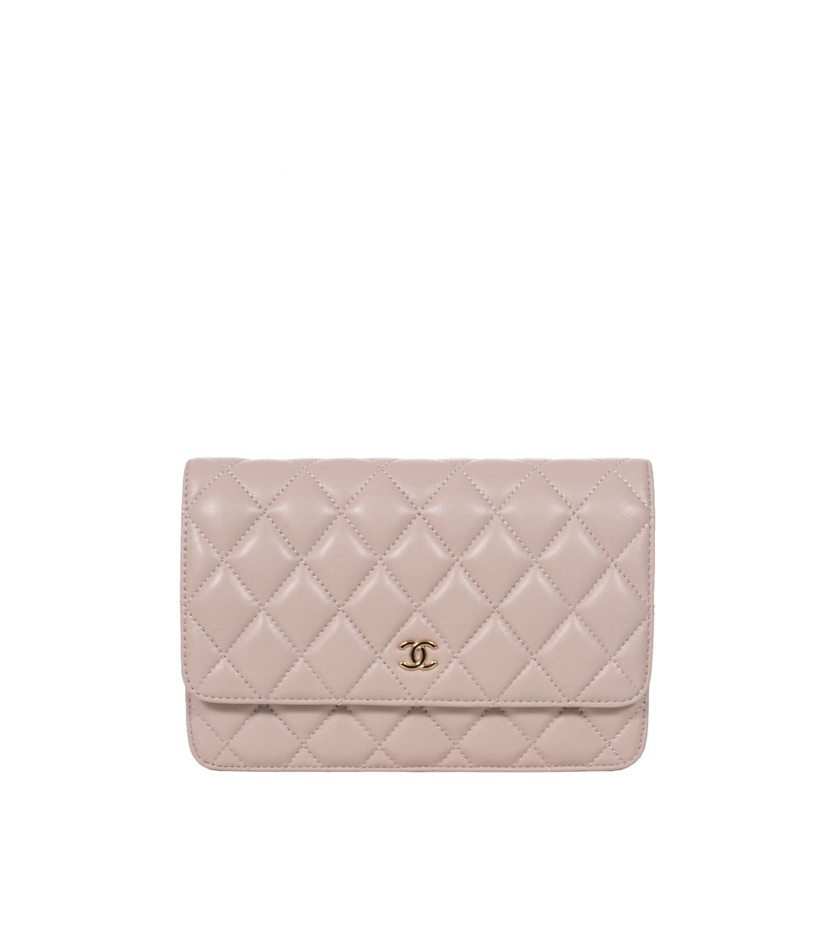 Wallet On Chain leather crossbody bag