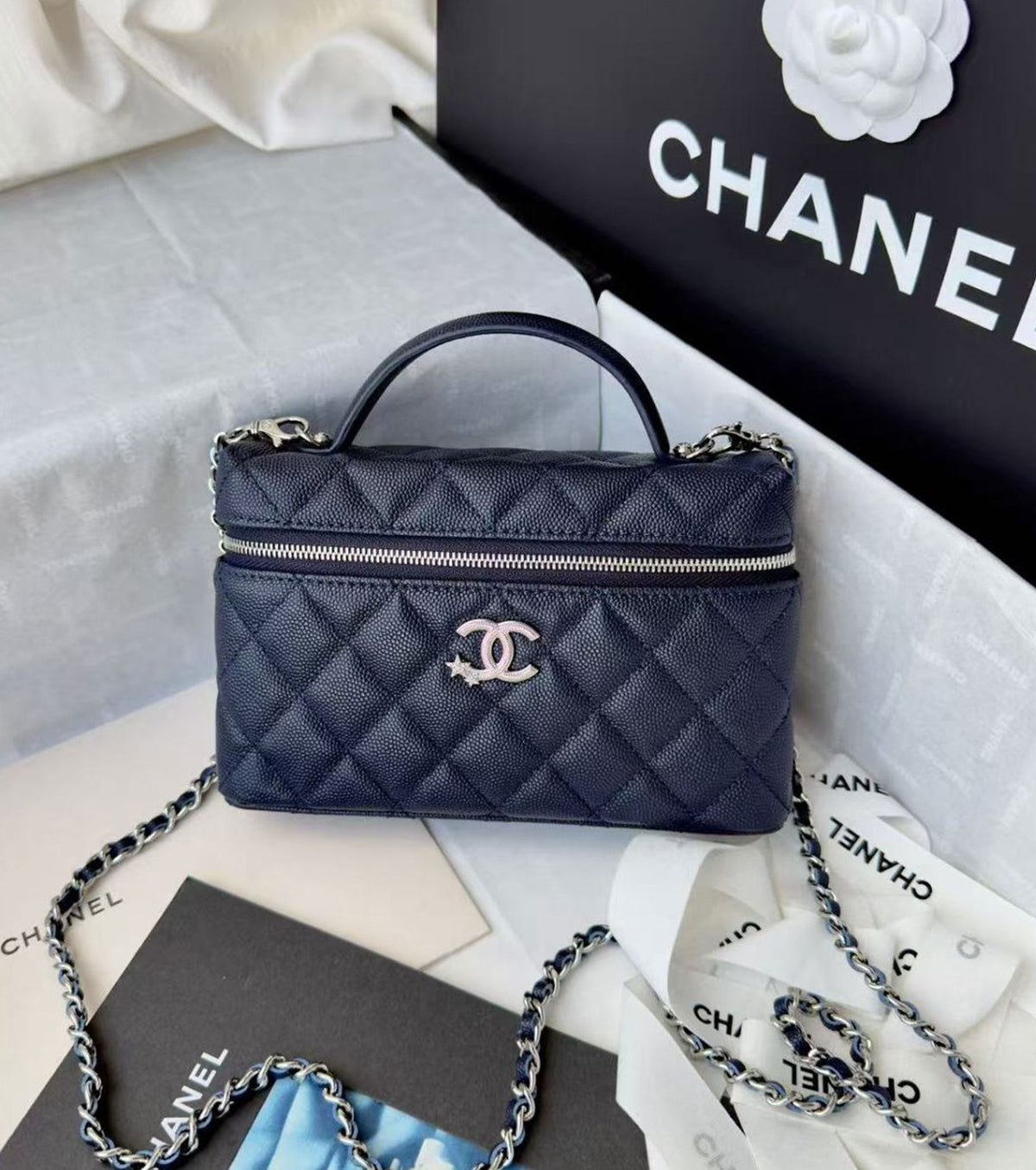 Vanity with chain