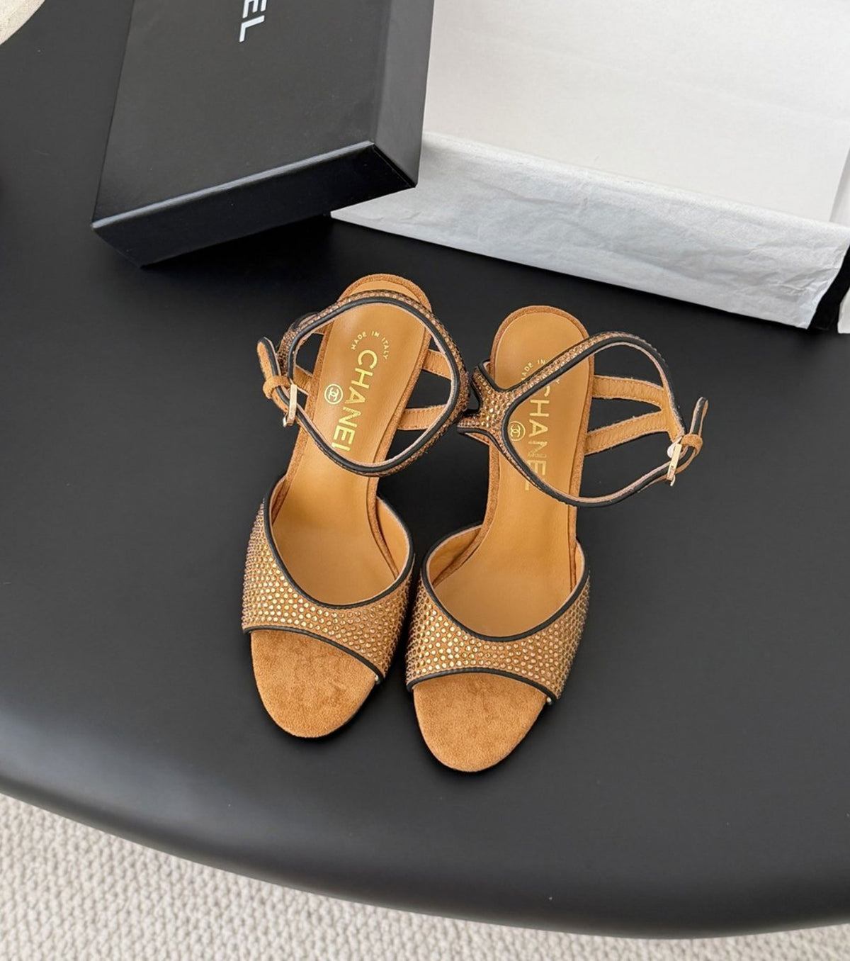 Suede Sandals