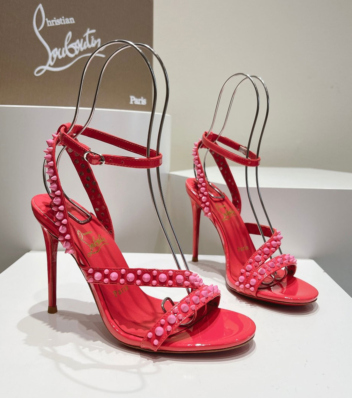 Mafaldina Spikes 100 Heeled Sandals