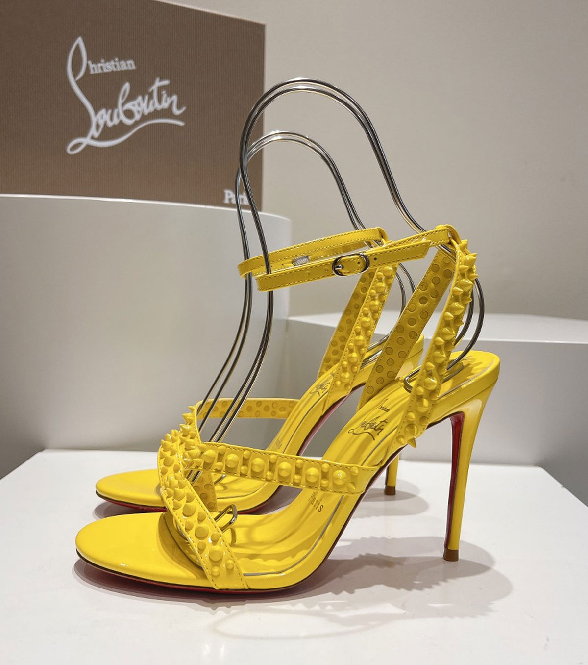 Mafaldina Spikes 100 Heeled Sandals