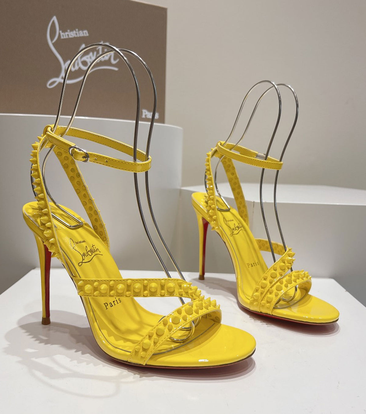 Mafaldina Spikes 100 Heeled Sandals