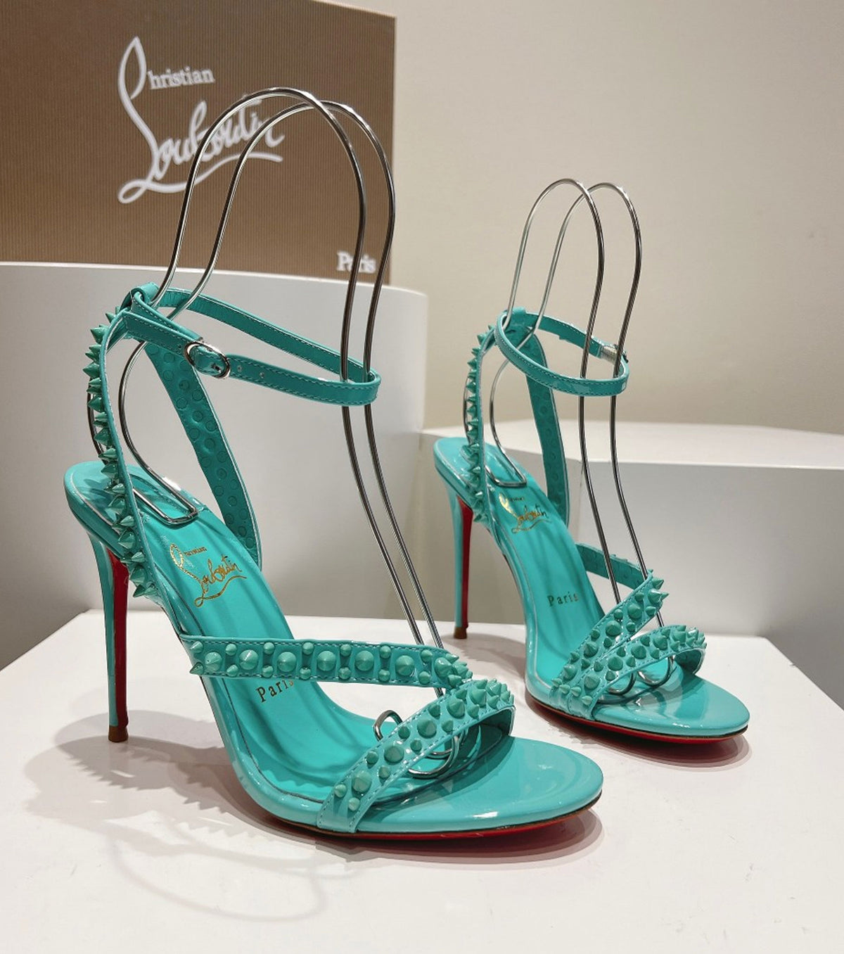 Mafaldina Spikes 100 Heeled Sandals