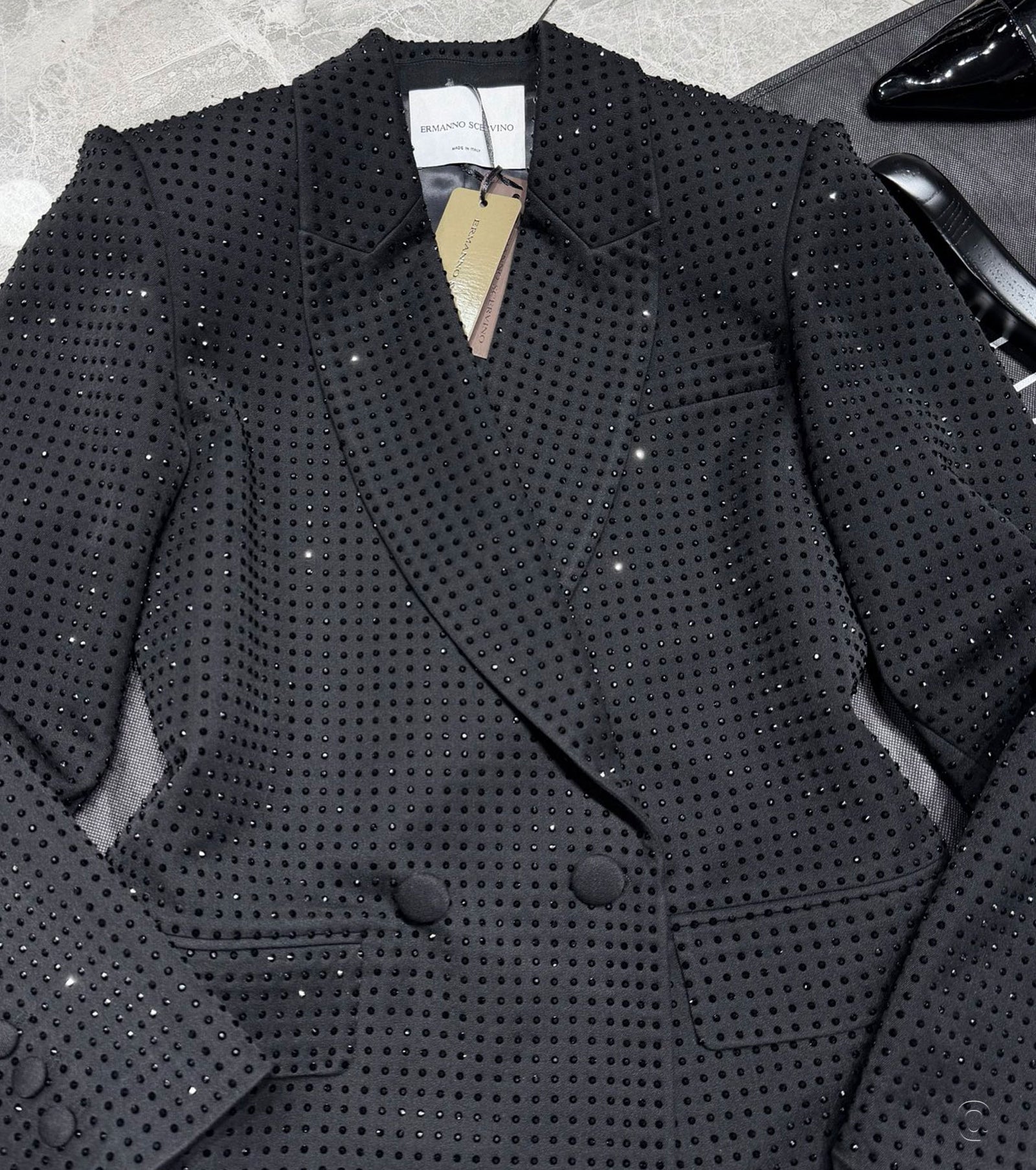 Дамско сако с кристали