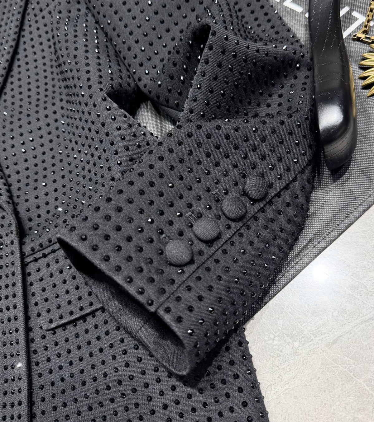 Дамско сако с кристали