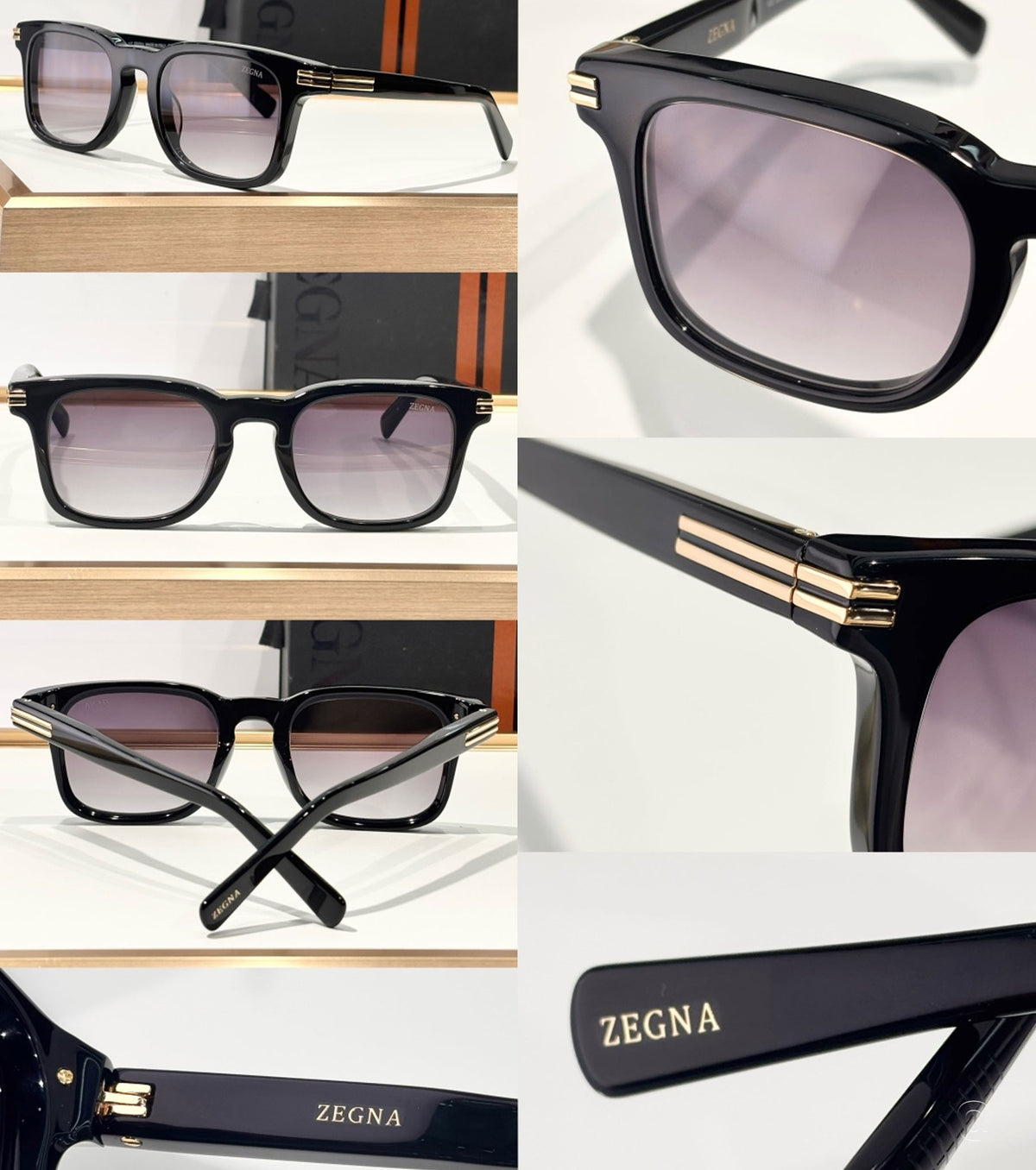 Black Acetate SUNGLASSES