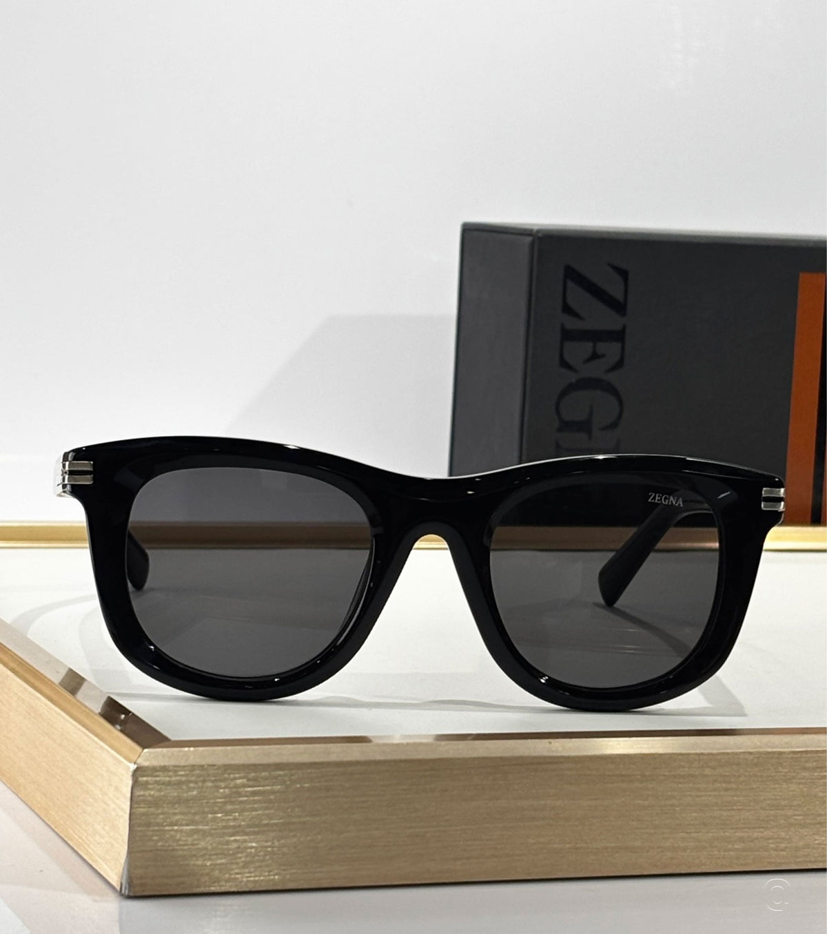 Black acetate sunglasses