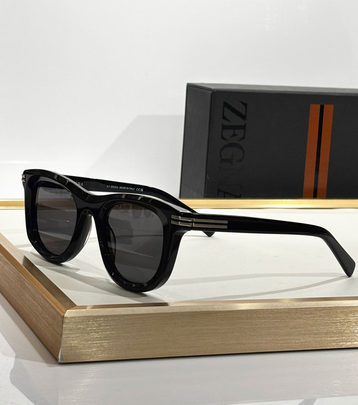 Black acetate sunglasses