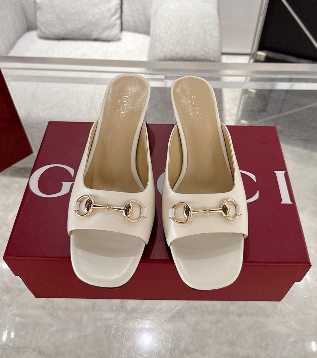 55 Horsebit Mule Sandals
