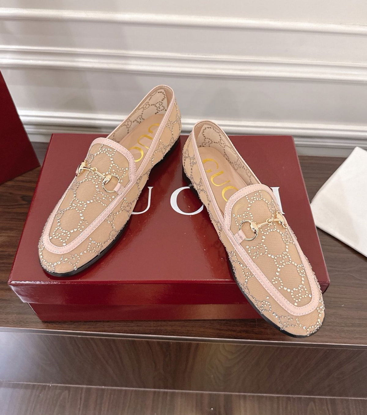 GG crystal loafer
