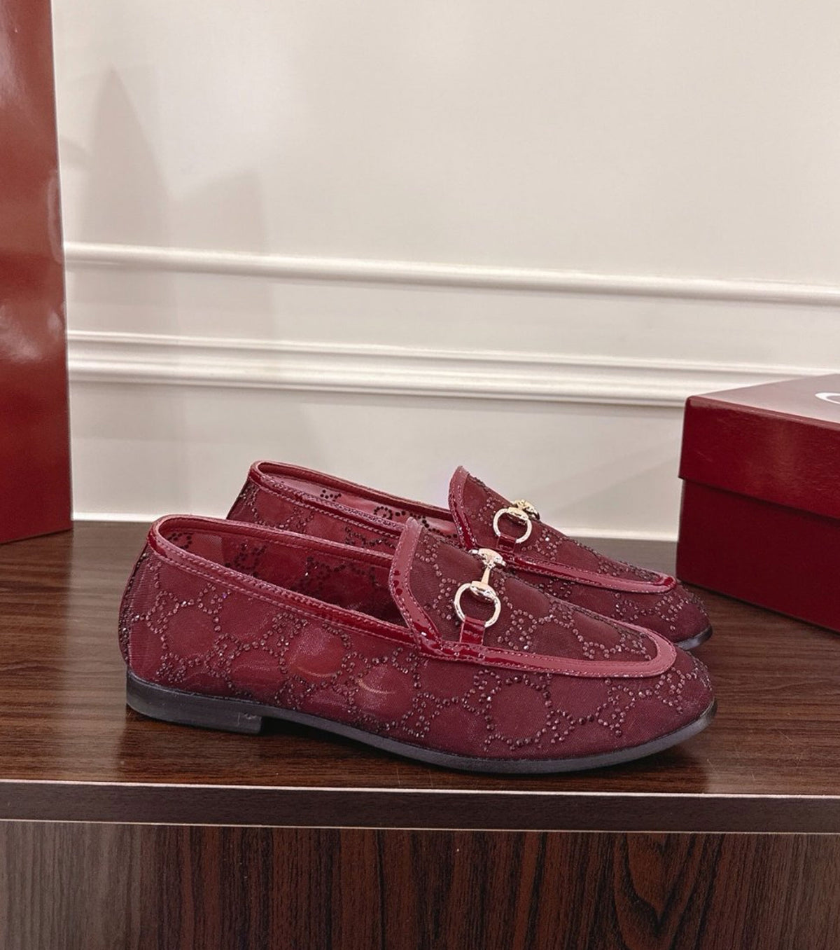 GG crystal loafer