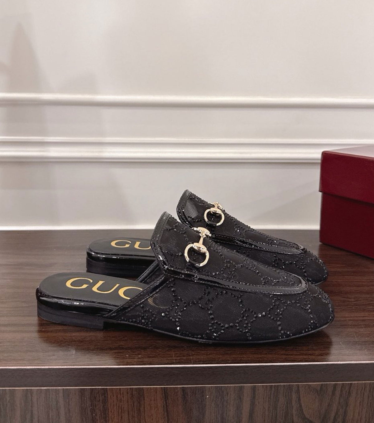 GG crystal loafer