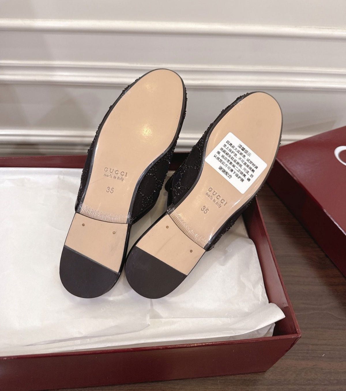 GG crystal loafer