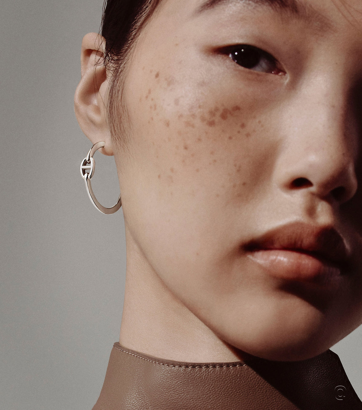 Обеци Chain Anchor Hoop