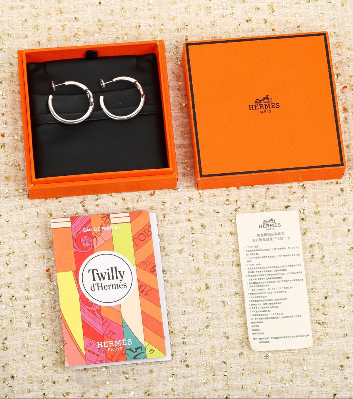 Обеци Chain Anchor Hoop