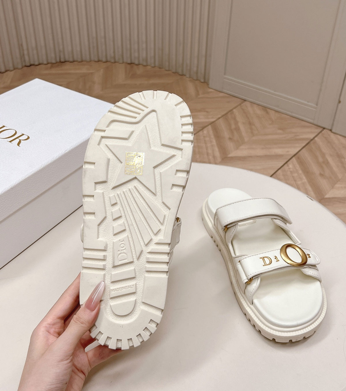 Leather Slide