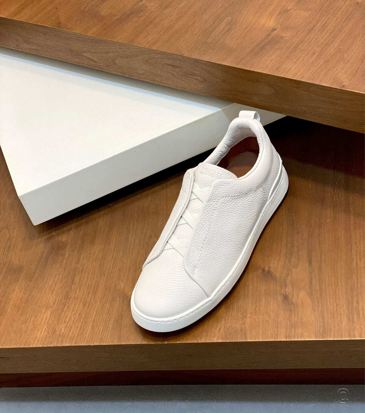 Deerskin Triple Stitch Sneakers