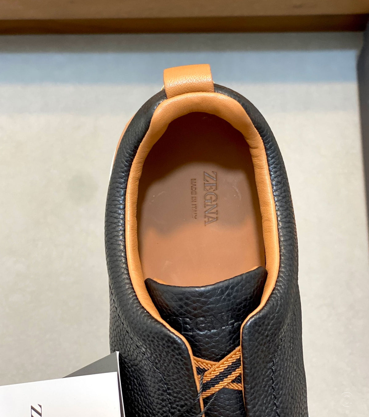 Deerskin Triple Stitch Sneakers