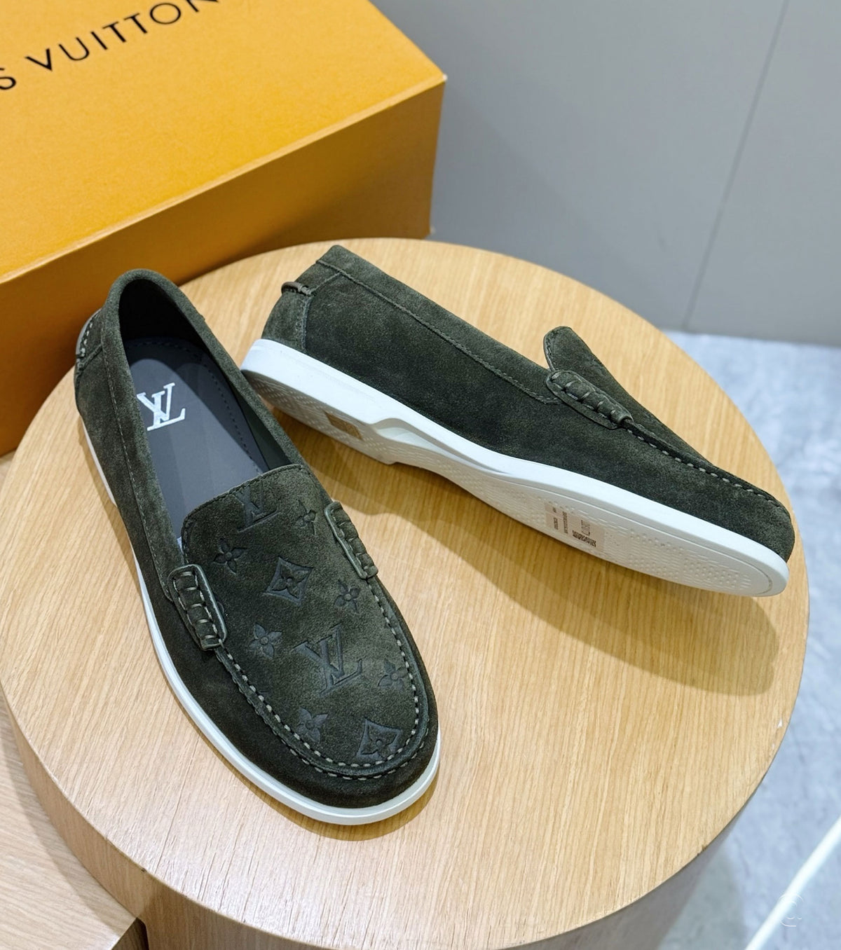 Suede Loafers