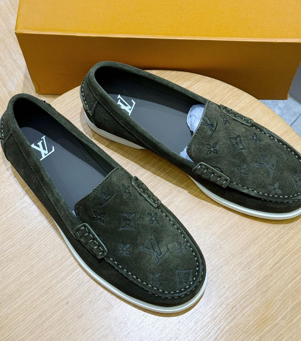 Suede Loafers