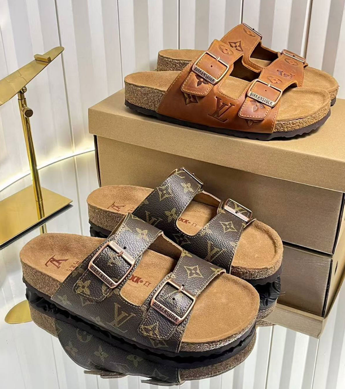 Buckle-strap sandals