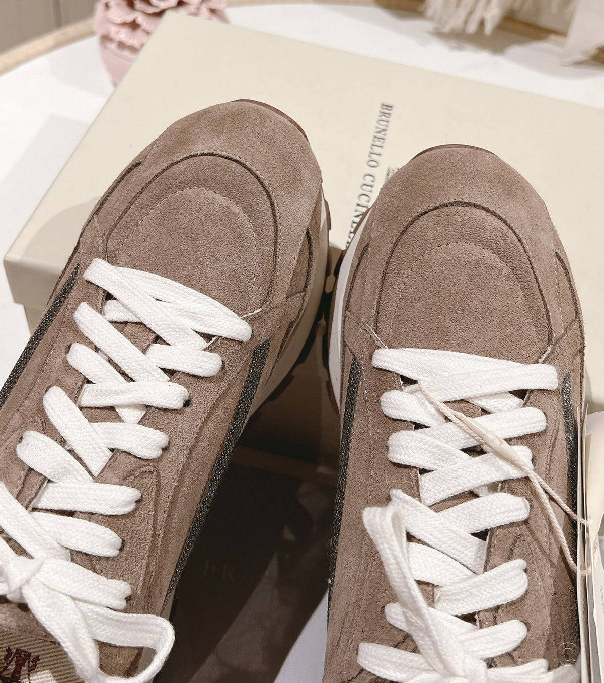 Sneakers with Decorative Gems