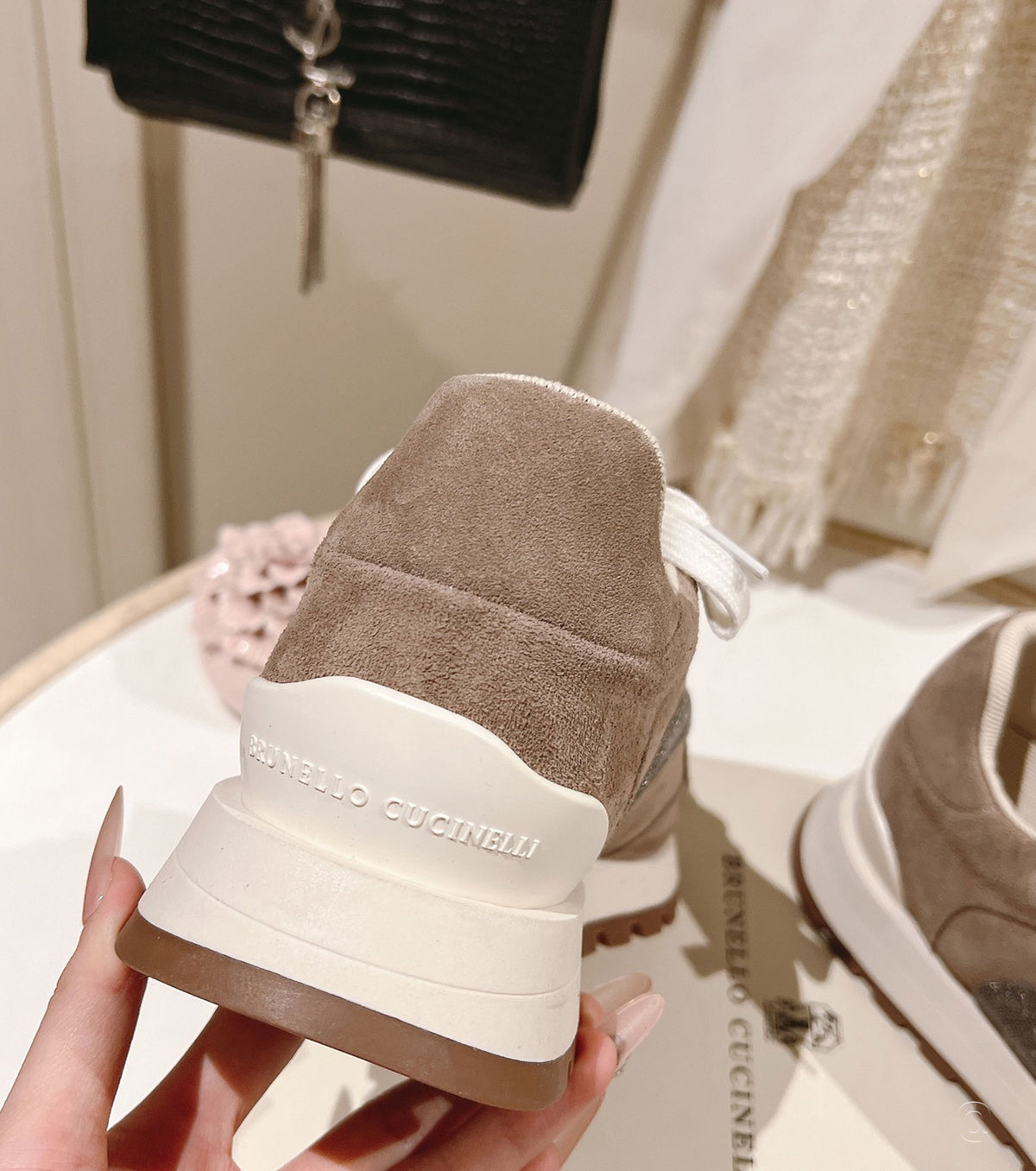 Sneakers with Decorative Gems