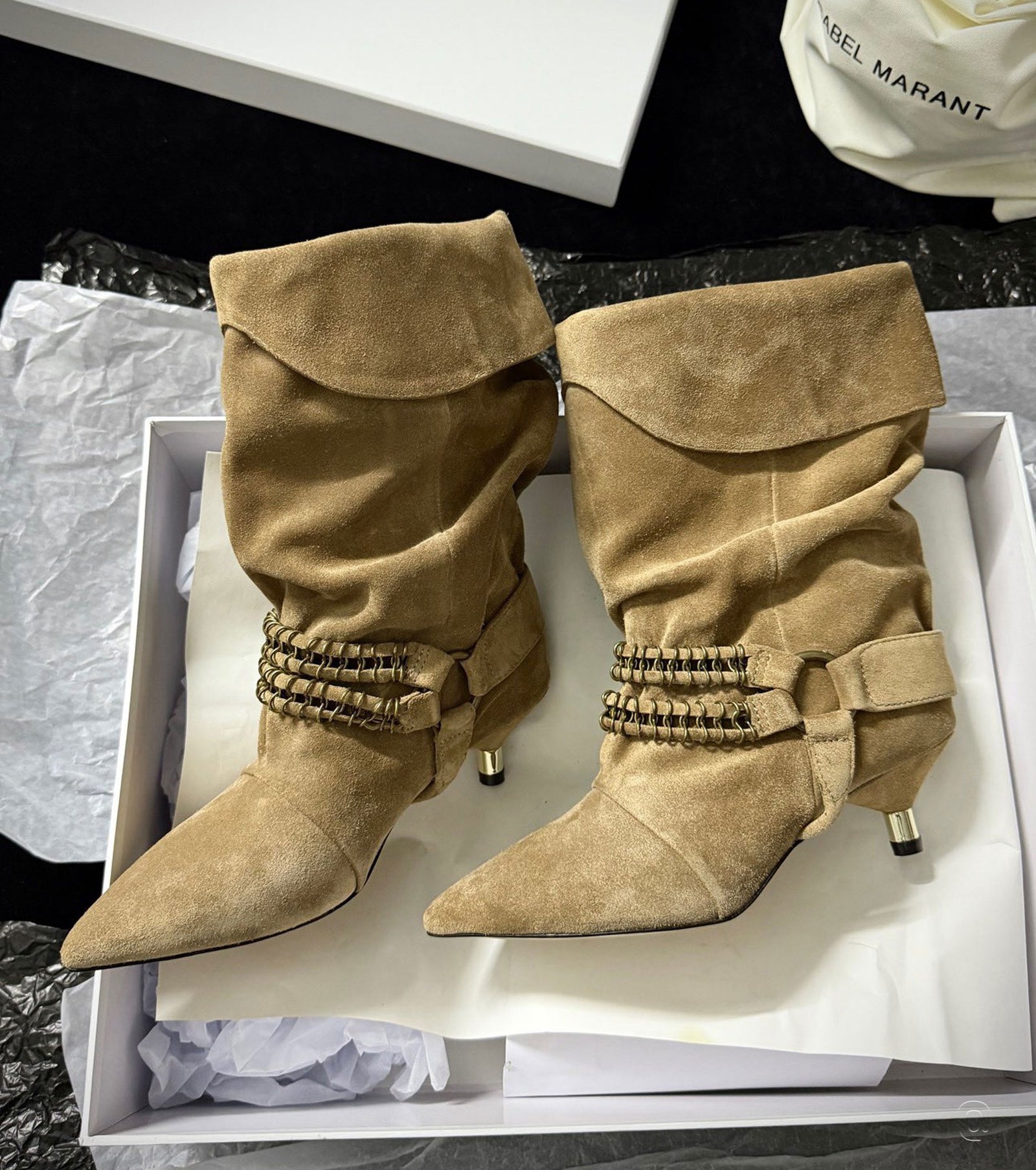 Suede boots