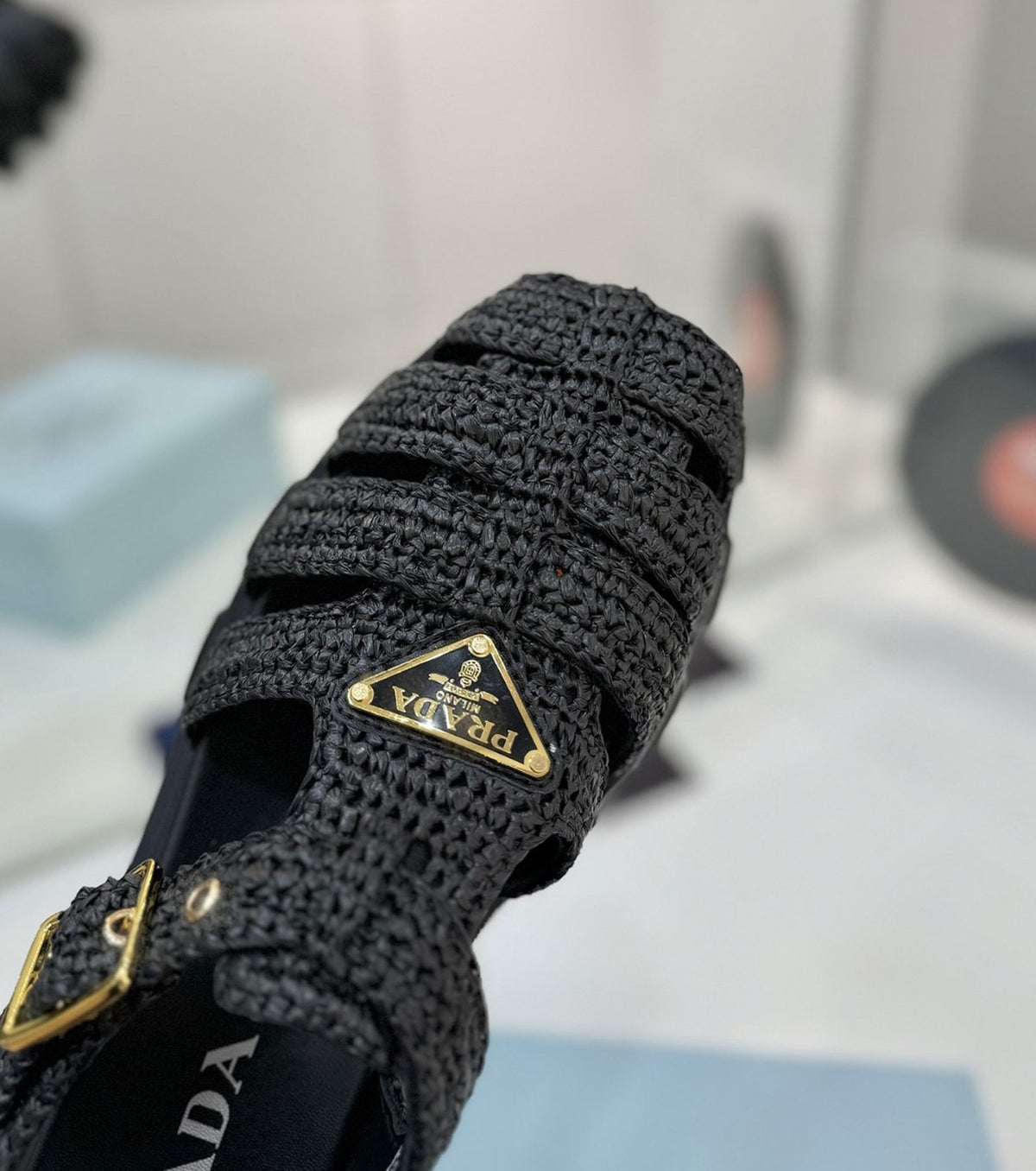 Monolith Crochet Cage sandals