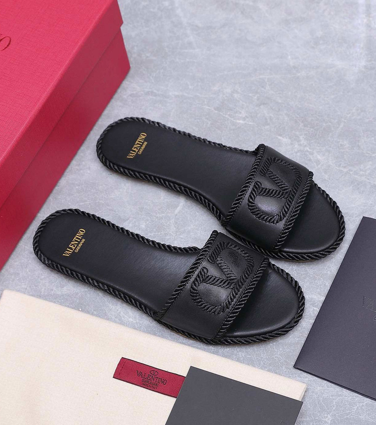 Leather Slides