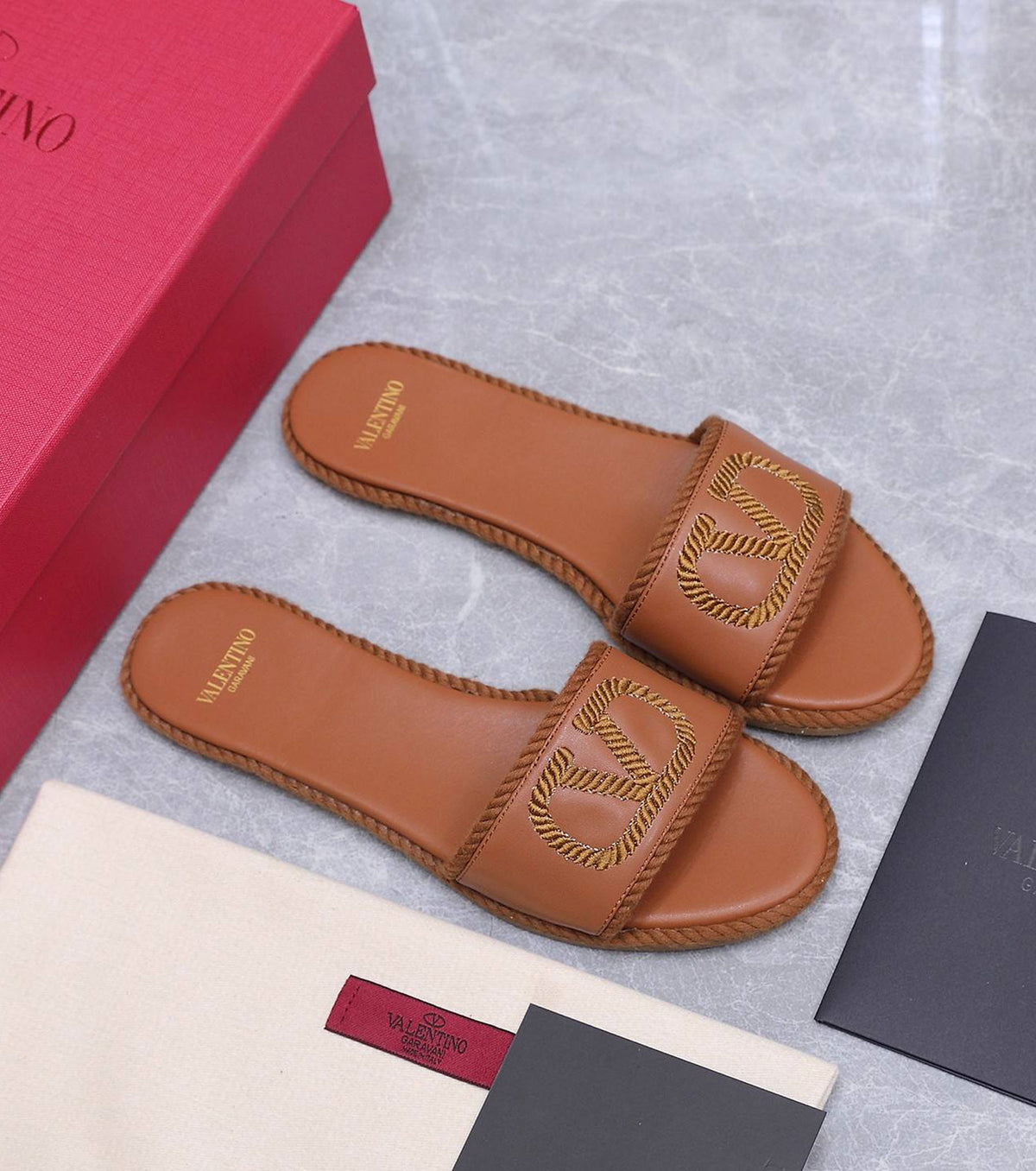 Leather Slides