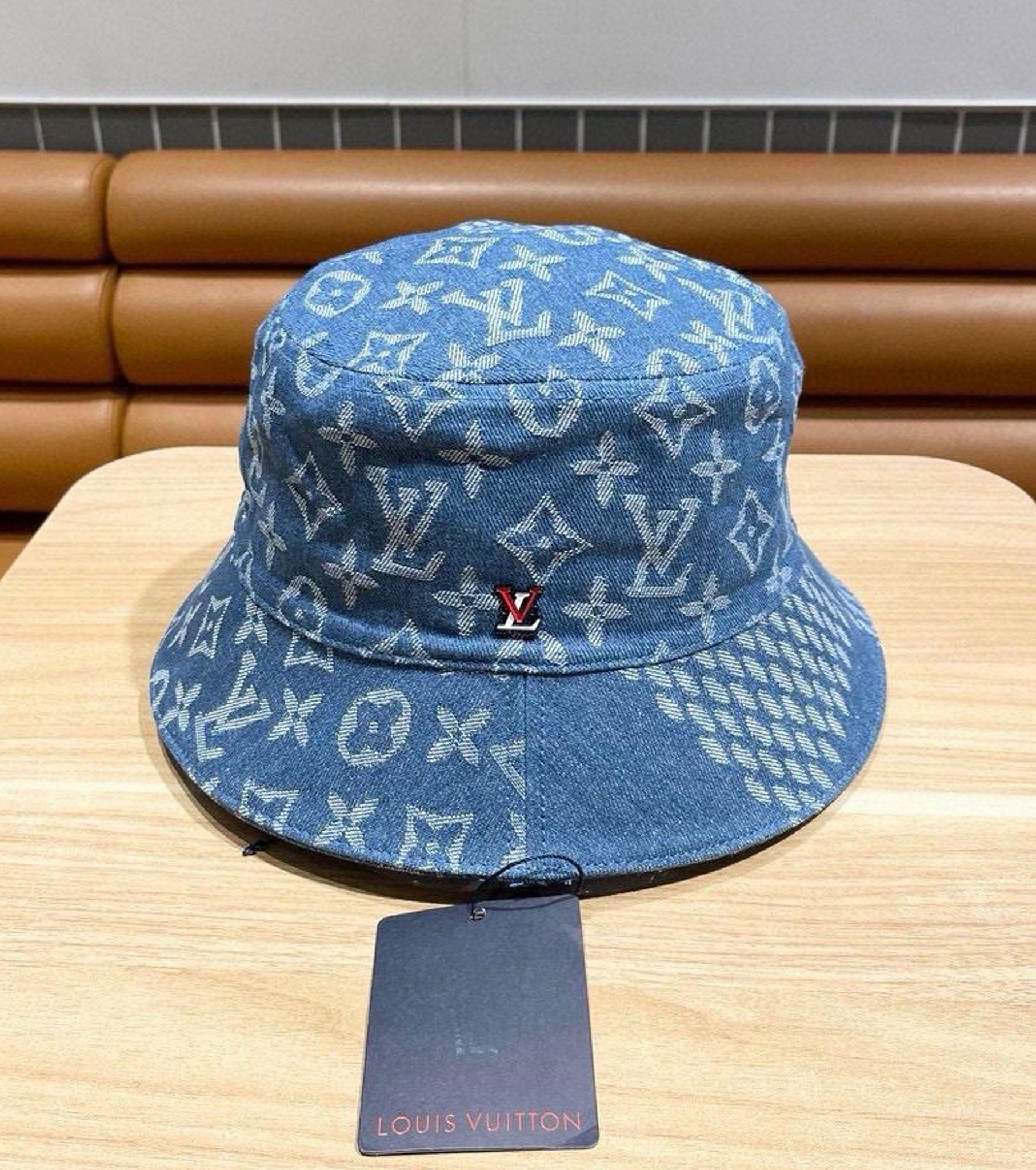 Denim bucket hat