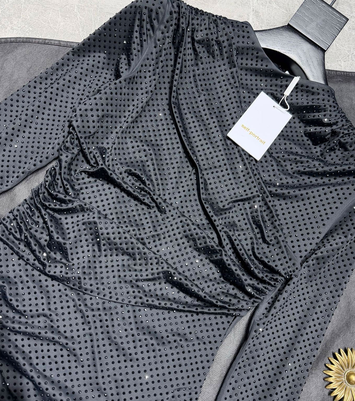 Мини рокля Retrofete Tana