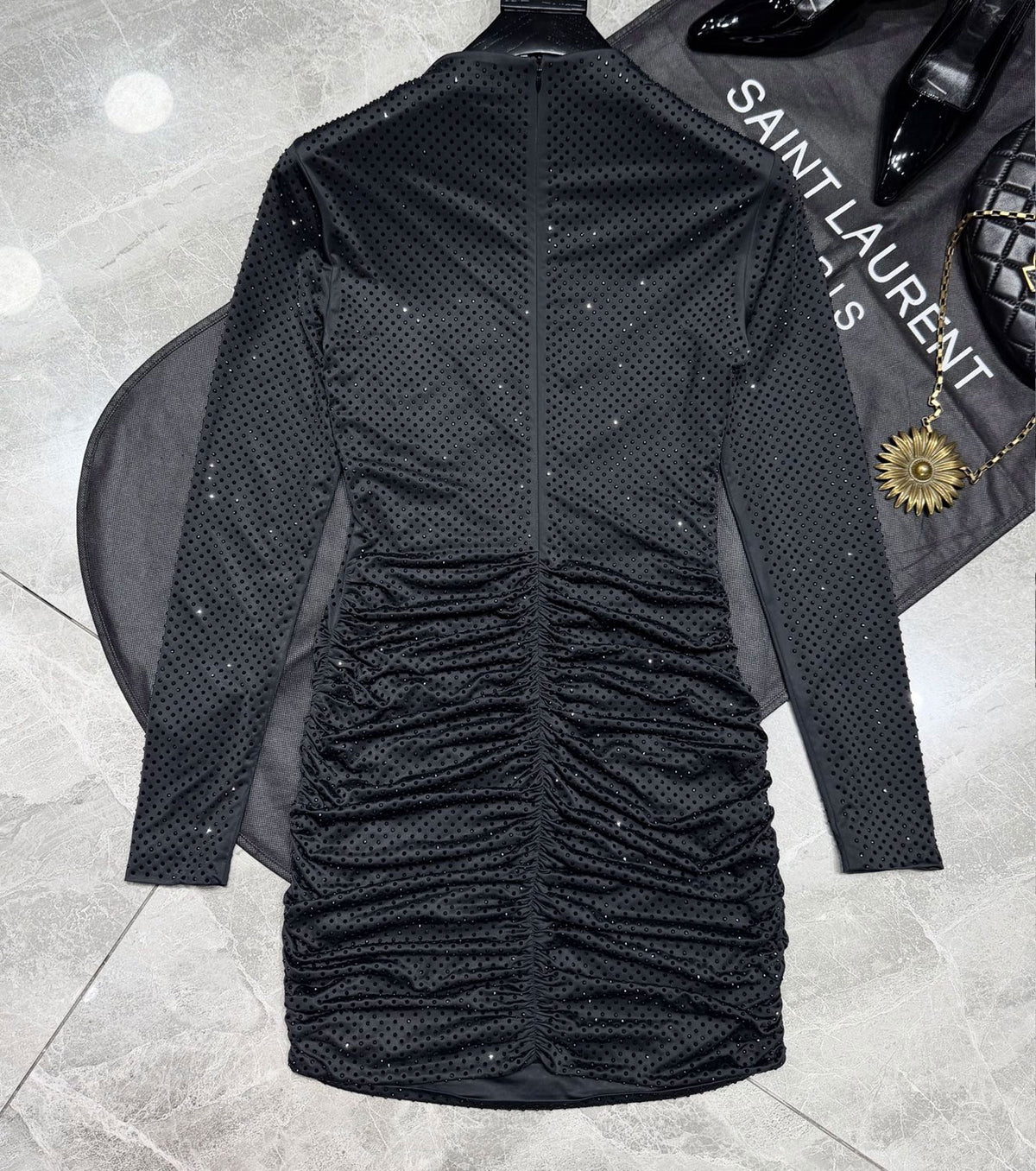 Мини рокля Retrofete Tana