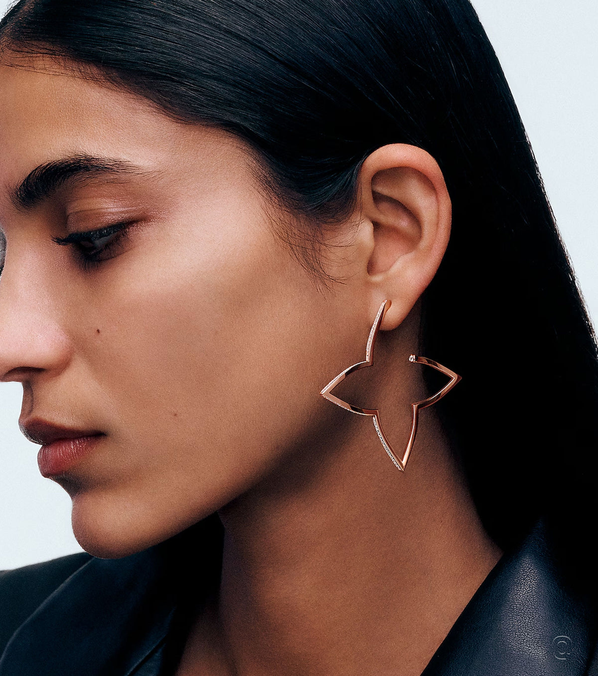 Обеци Ombre Blossom XL