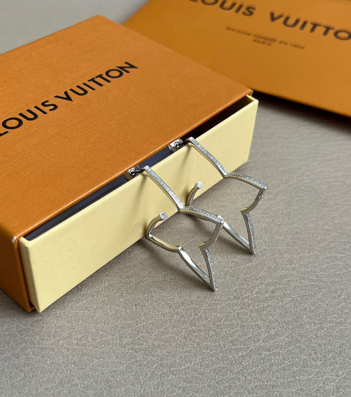 Обеци Ombre Blossom XL