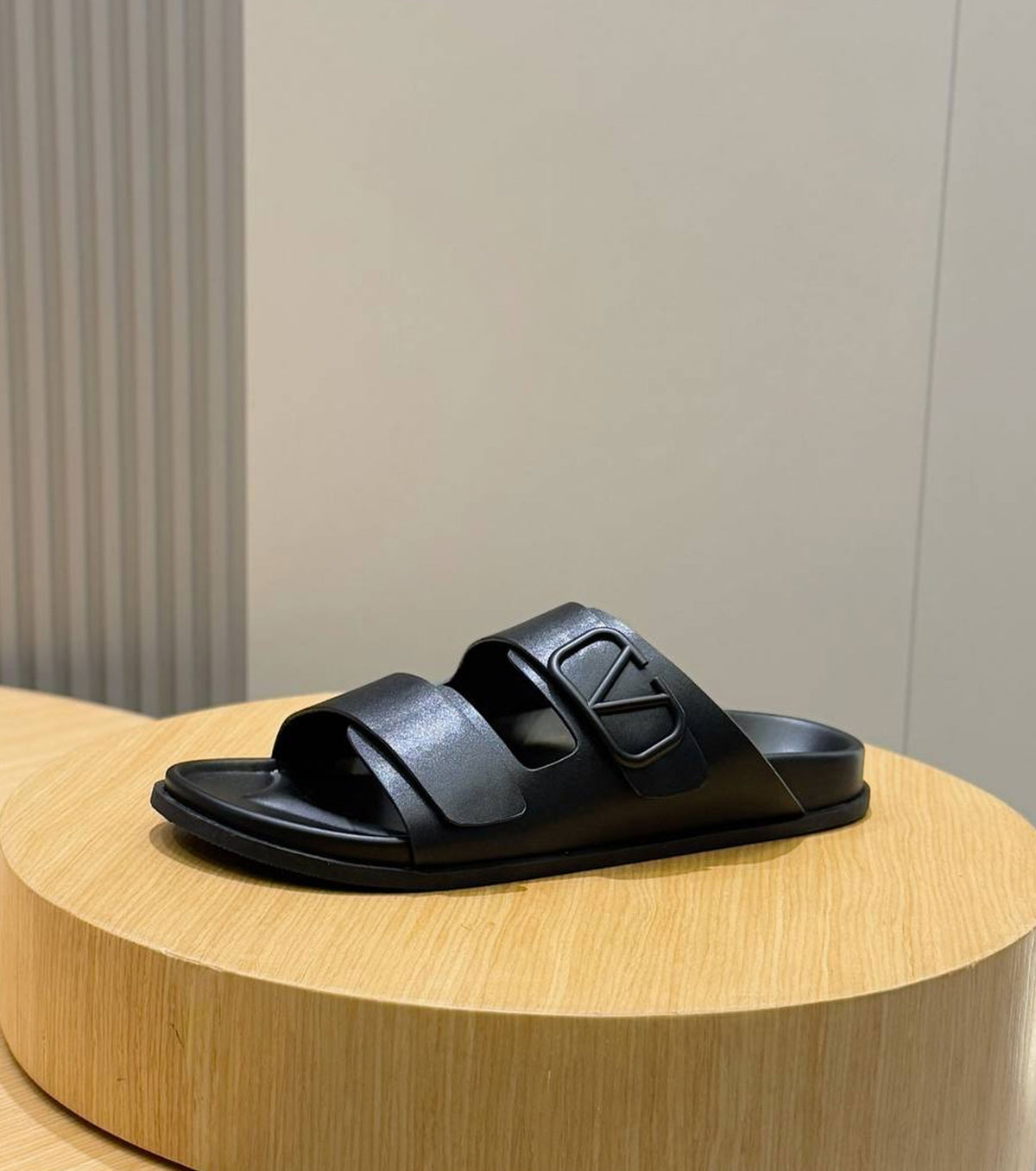 VLogo Toile double-strap sandals