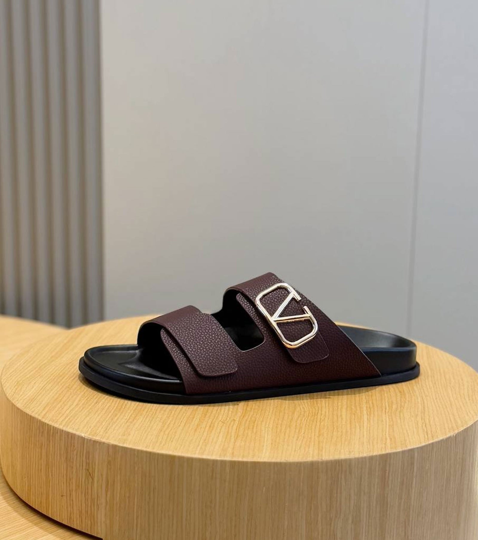 VLogo Toile double-strap sandals