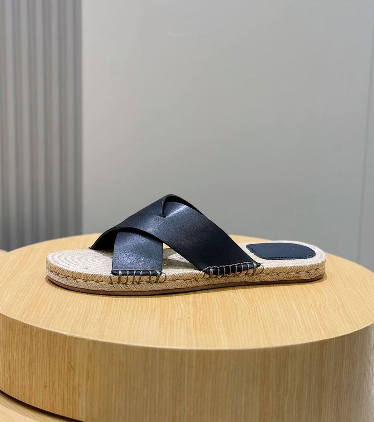 Suede Espadrille Sandal