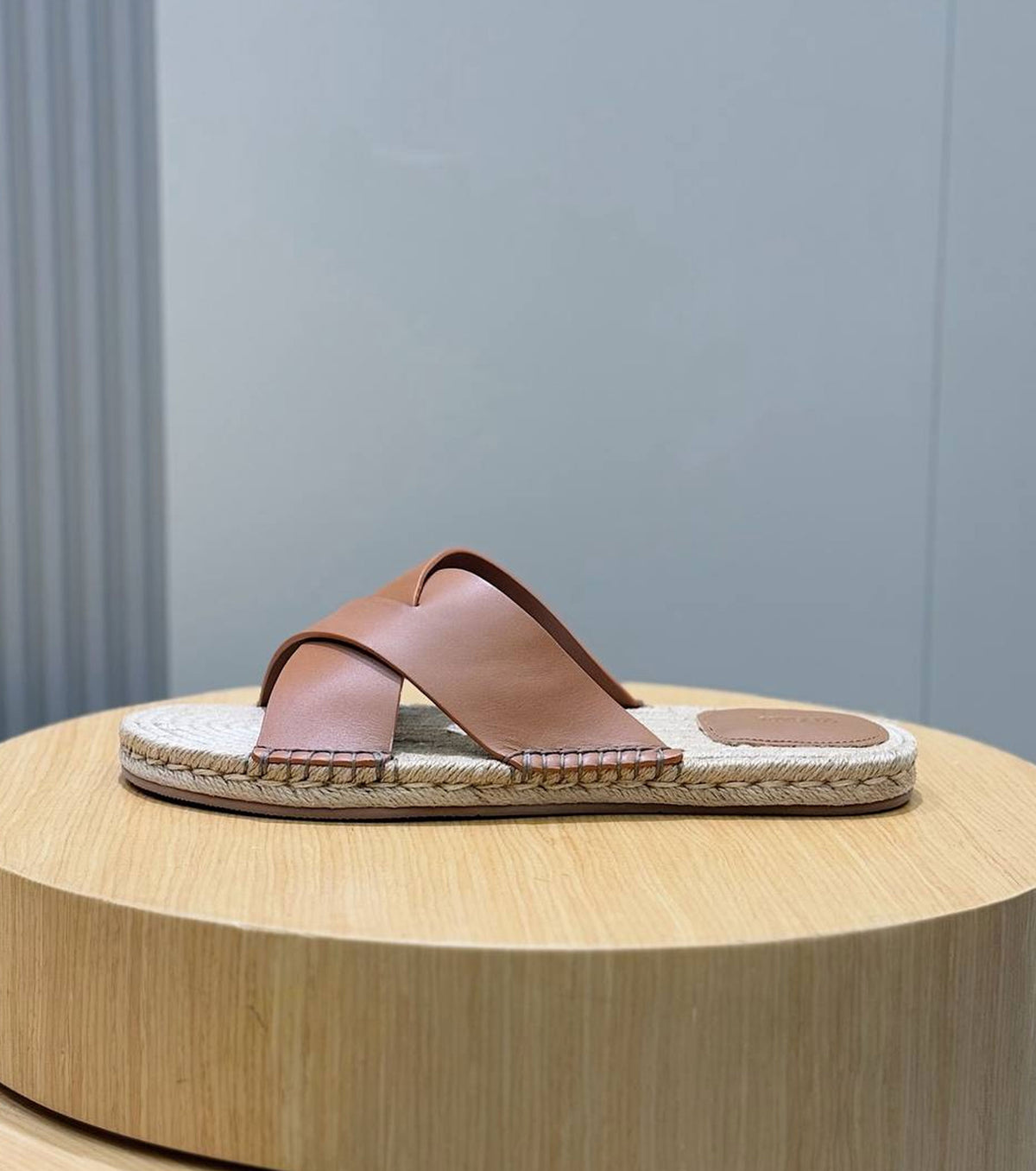 Suede Espadrille Sandal
