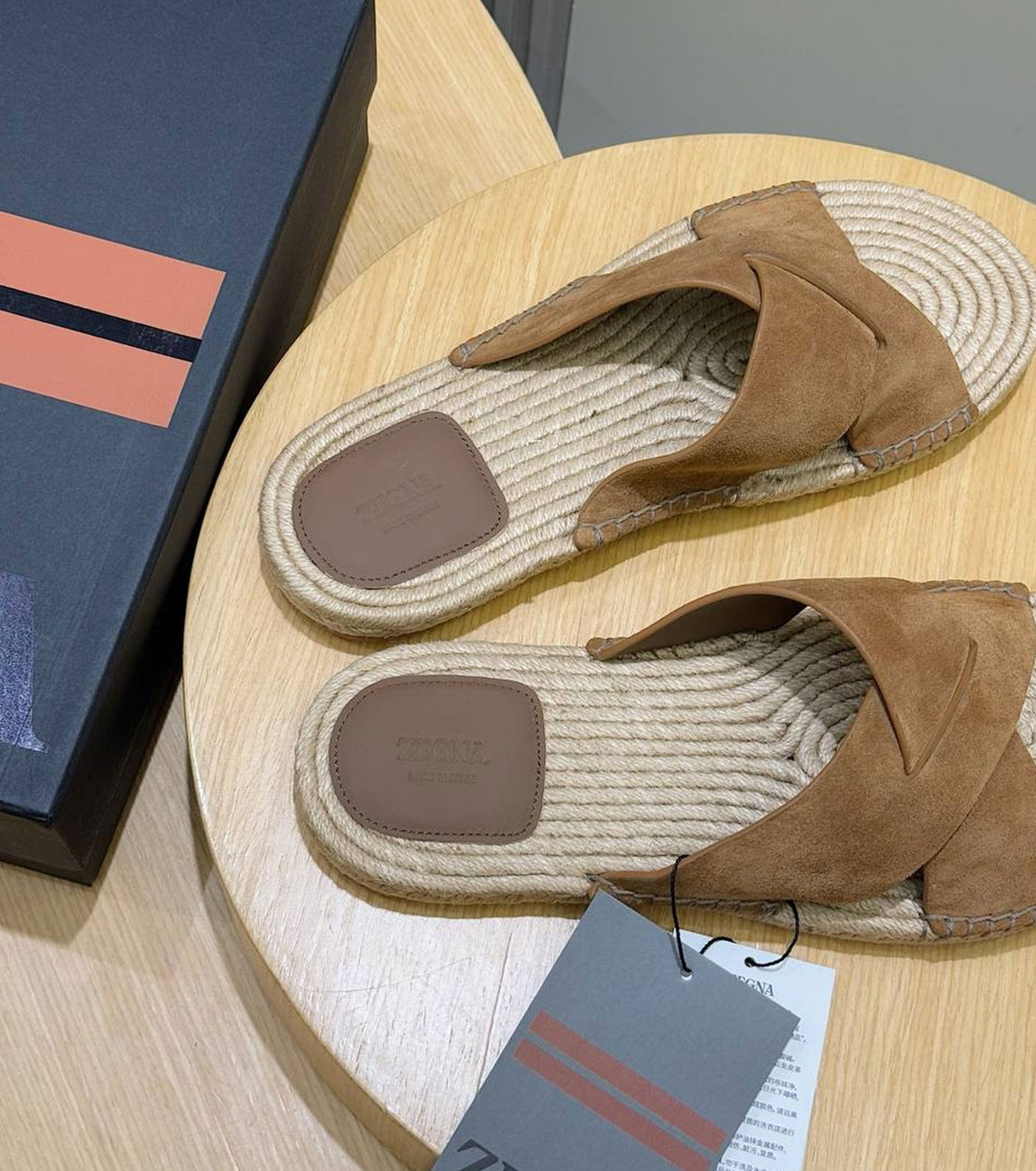 Suede Espadrille Sandal