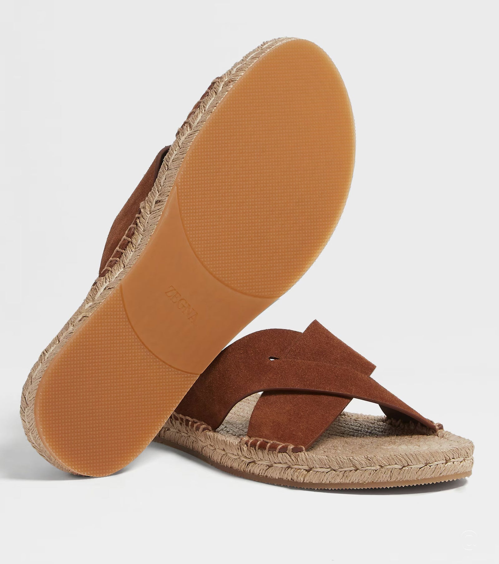 Suede Espadrille Sandal