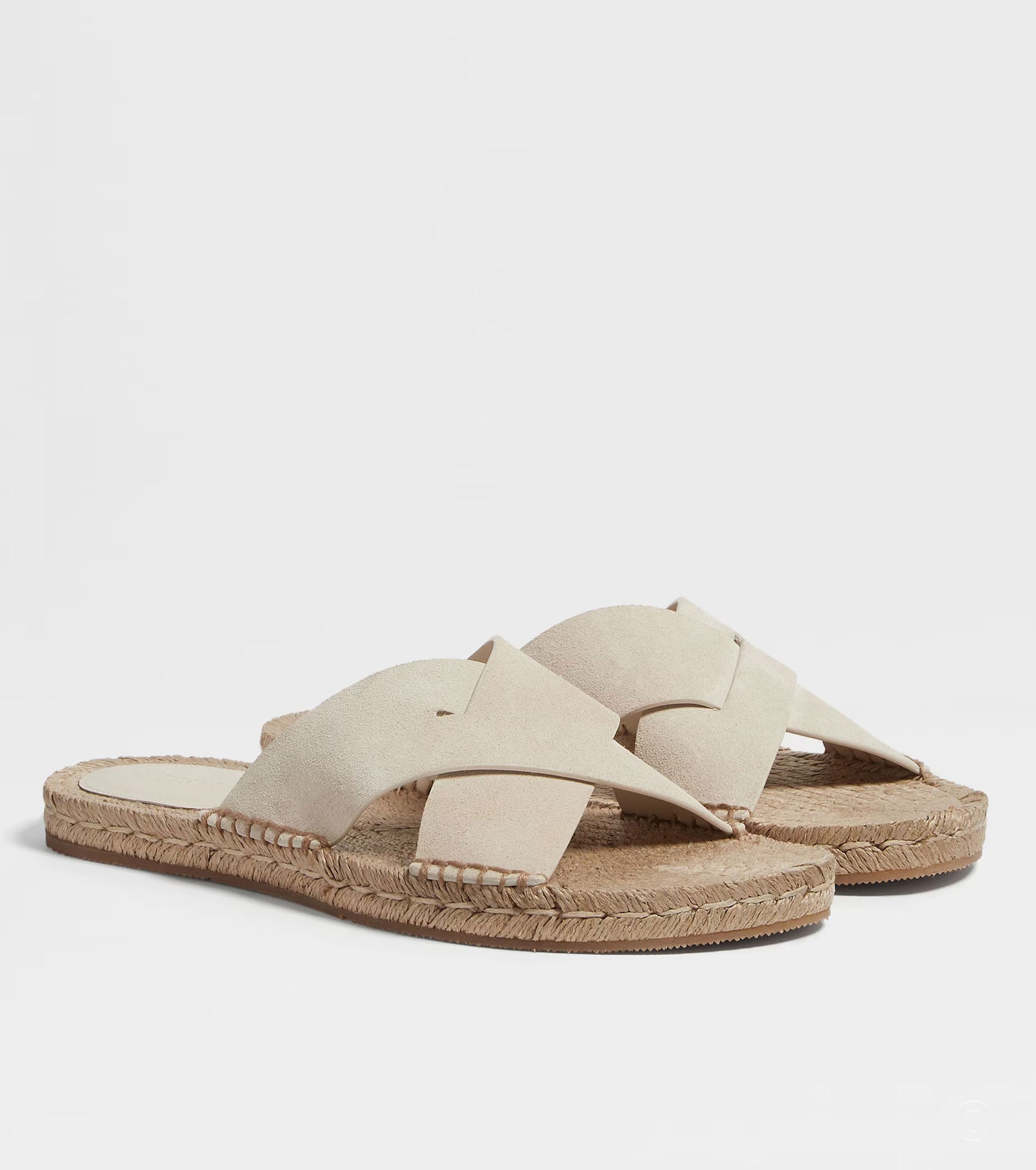 Suede Espadrille Sandal